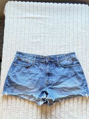 Madewell Light Blue Denim Cutoff Shorts